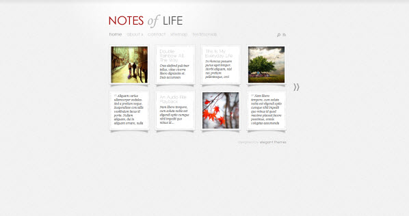 DailyNotes travel themes for WordPress