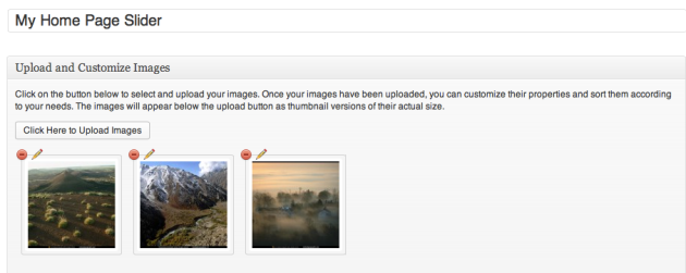 slider upload