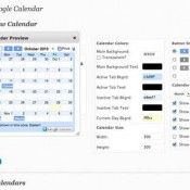 Calendar Preview "floats" on top of settings