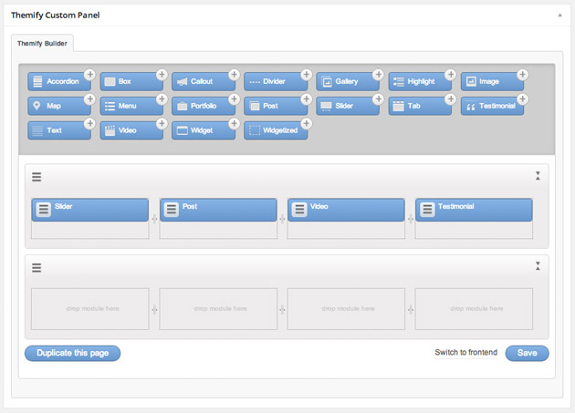 Themify Builder Layout