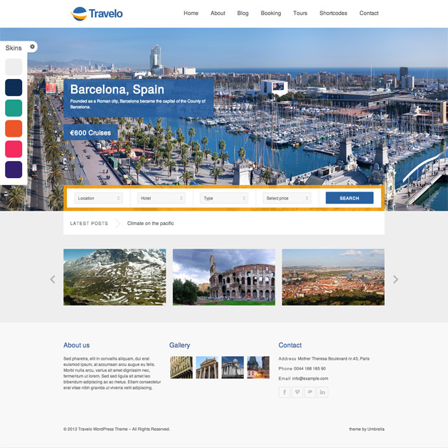 Travelo WordPress Theme