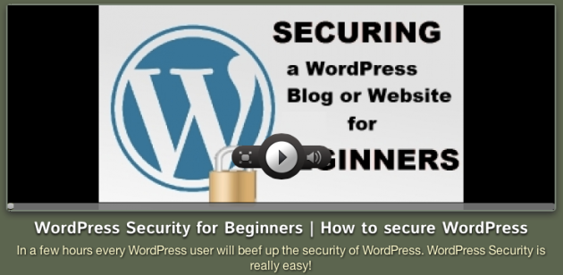 wordpress security for beginners